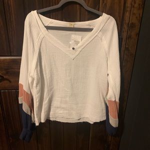 Color block top
